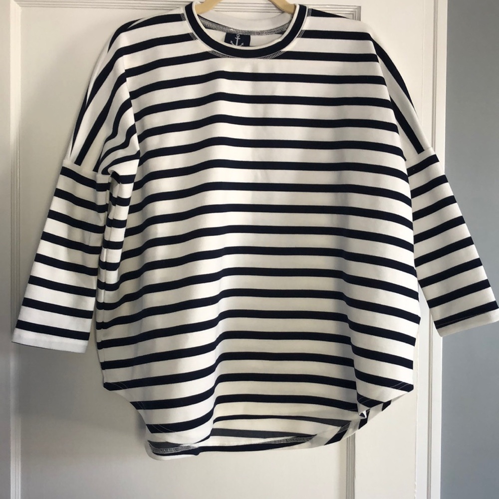 NWT Striped Swing Sweatshirt